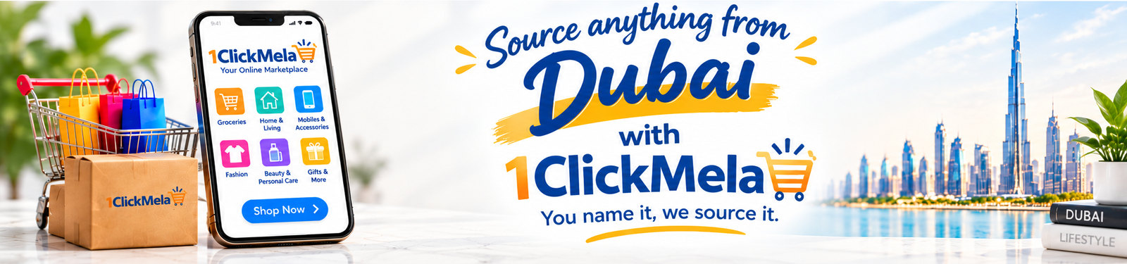 1clickmela.com — original imported products, delivered across Pakistan